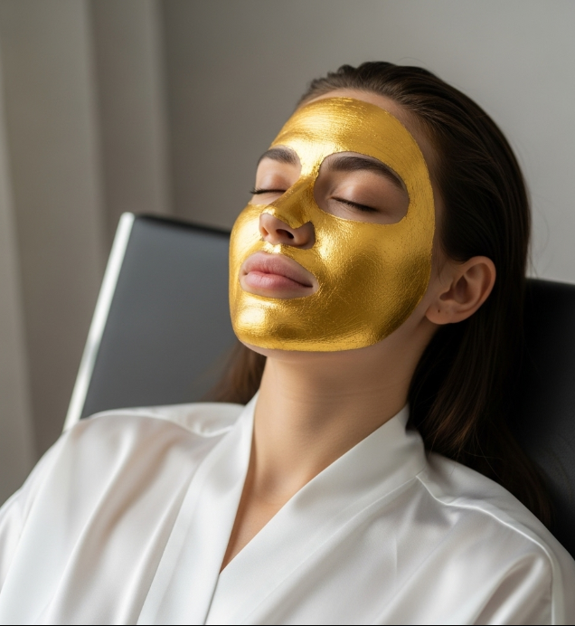 PureGlow Mascarilla Dorada 24k